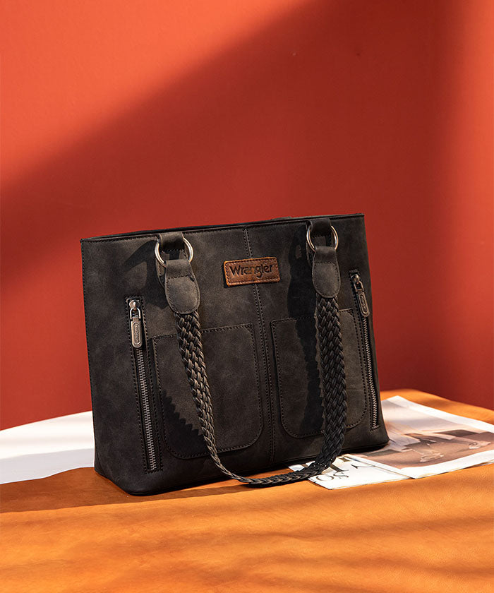 Wrangler Whipstitch Pocket Carry Tote