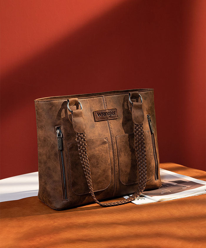 Wrangler Whipstitch Pocket Carry Tote
