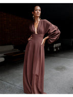 Plunge Neck Jumpsuit
