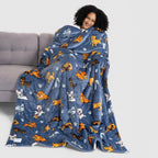 Dog Print Blanket