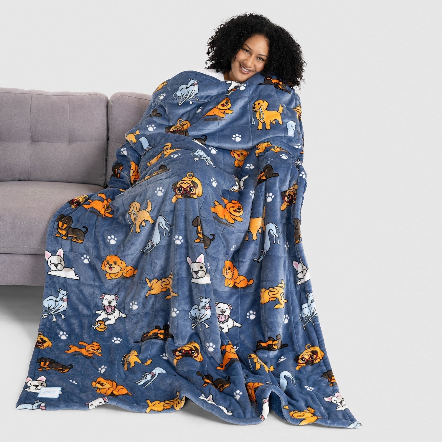 Dog Print Blanket