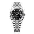 Rolex Datejust Diamond Black Dial Jubilee 41mm