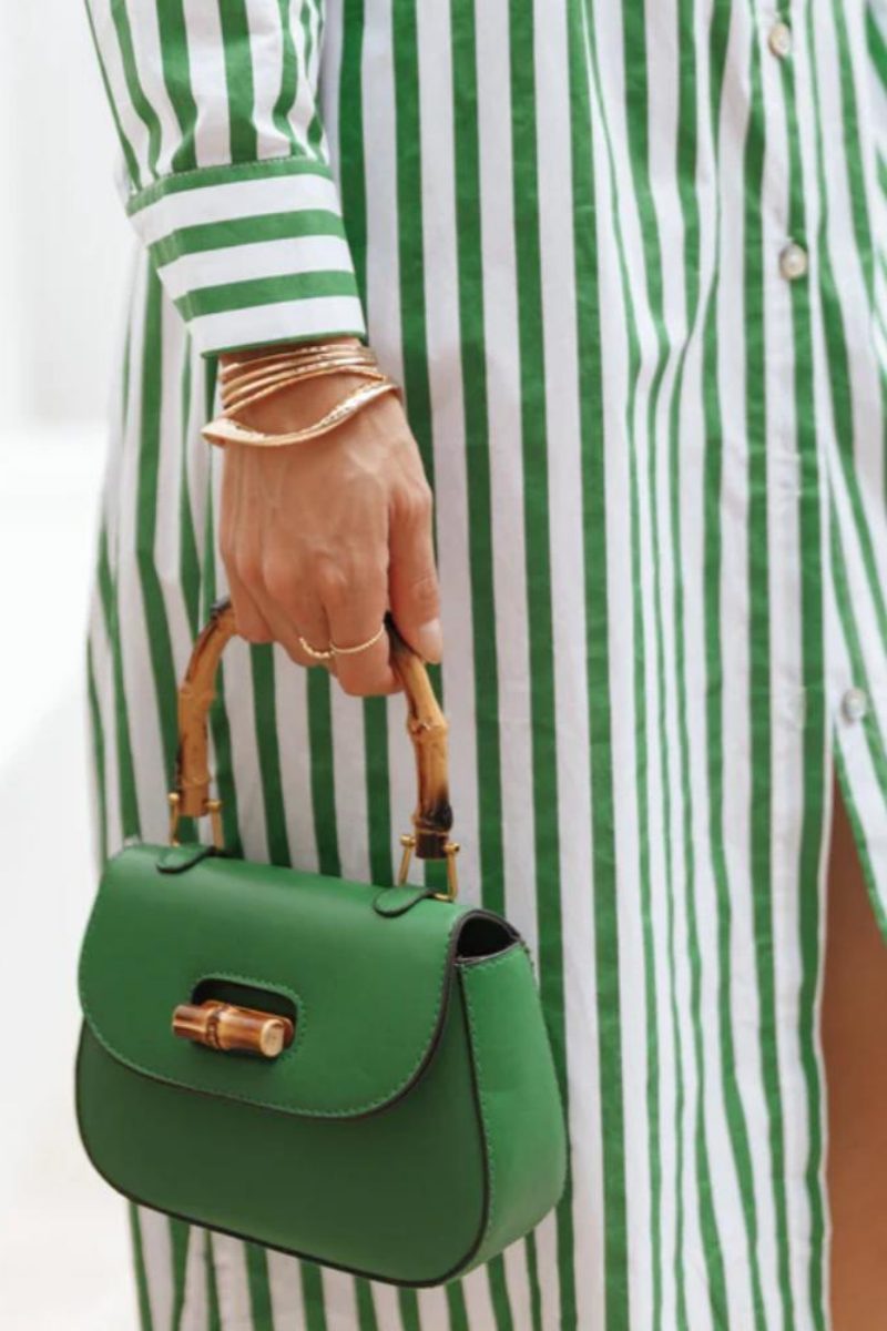 Bolsa de selim com alça de bambu Riva