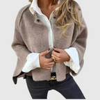 Elise | Short coat with elegant flared sleeves