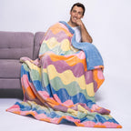 Pastel Wave Blanket