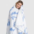 Blue Tie-Dye Blanket