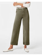 Stretch Wide-Leg Denim