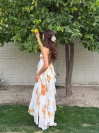 Long Floral Dress - Binna