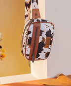 Wrangler Cow Print Belt Bag