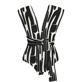 Striped Multiway Tie Swimsuit for Women