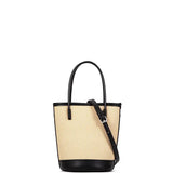 Mini Woven Leather Bucket Bag for Women