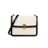 Minimalist Canvas Crossbody Shoulder Bag for Women