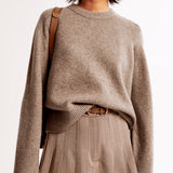 Madeline Crew Sweater Pleated Mini Skort Set