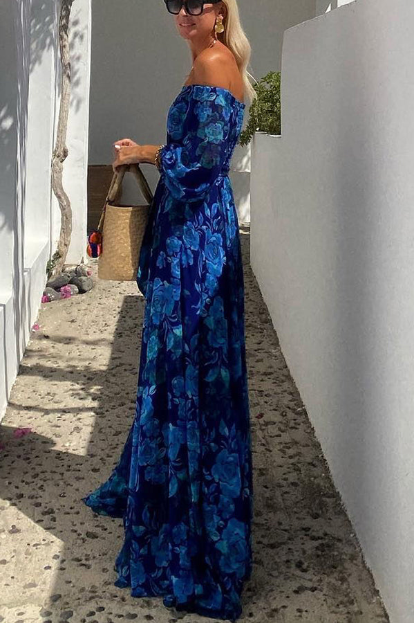 Penelope - Floral Off-Shoulder Maxi Dress