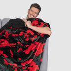 Jurassic Park Sherpa Blanket