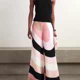 Sexy Halter Backless Printed Jumpsuit