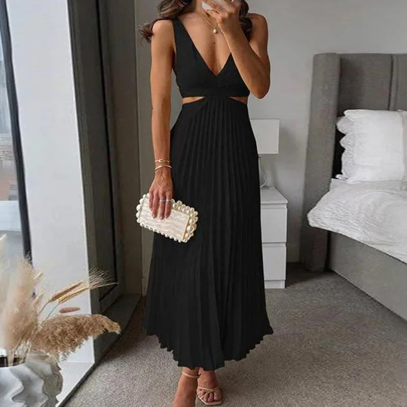 Tossy Sequin Maxi Dress – Sparkling Bodycon Elegance for Nights Out