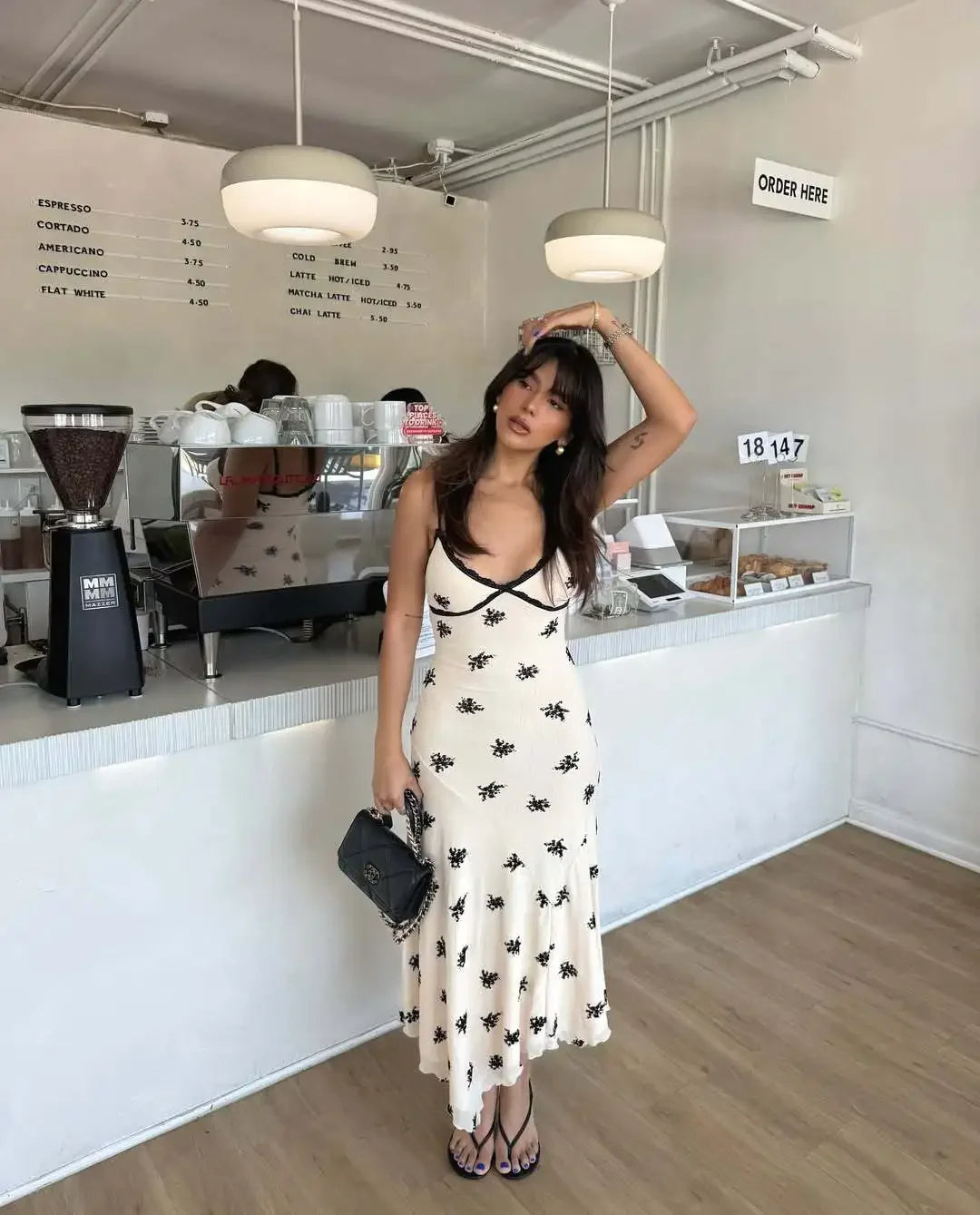High Waist Strapless Midi Dress