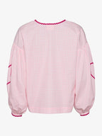 Organic Cotton Top - Pink Checks