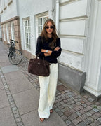 Comelia™ Suede Bag – Autumn Elegance with Everyday Practicality
