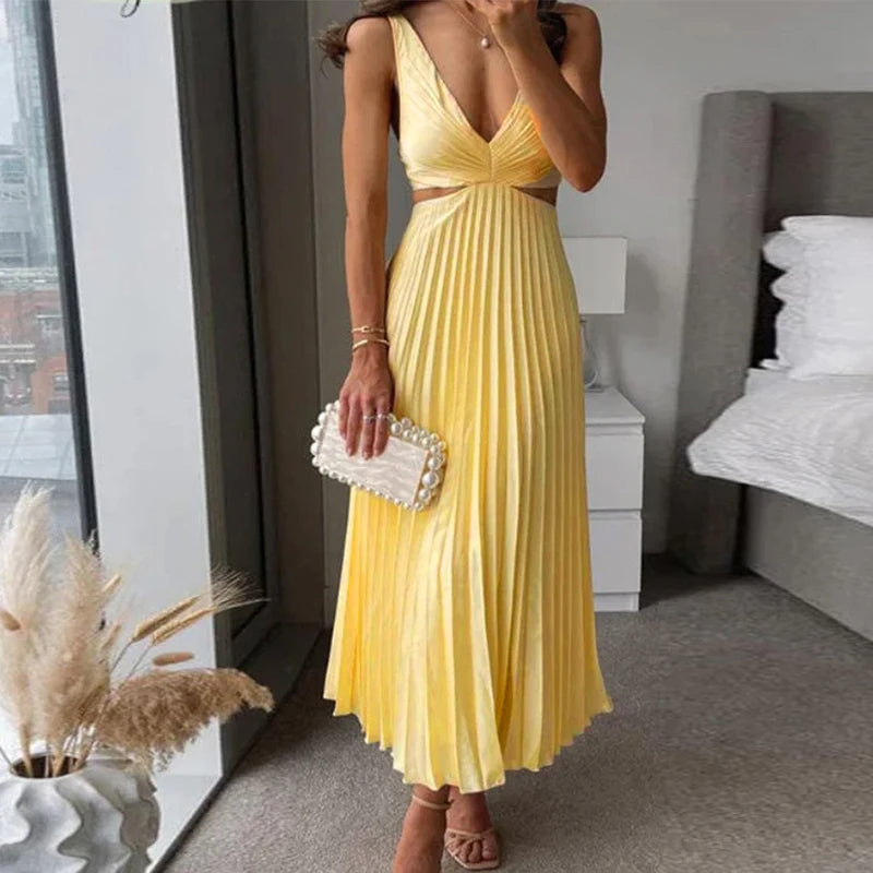 Tossy Sequin Maxi Dress – Sparkling Bodycon Elegance for Nights Out