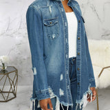 Sexy fashion women's denim jacket