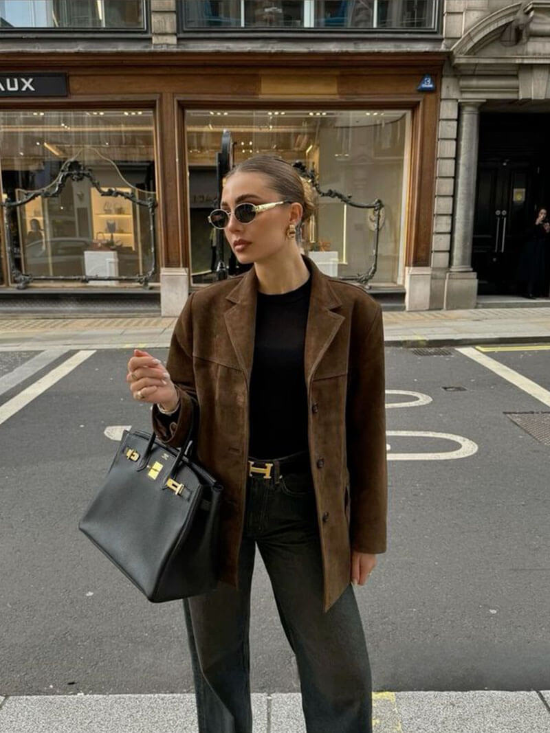 Matilda | Jacke aus Kunstwildleder