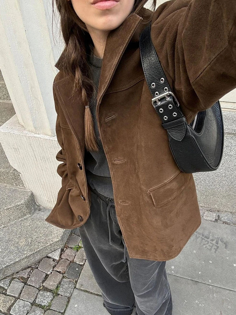 Matilda | Jacke aus Kunstwildleder