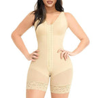 FAJAS SHAPEWEAR FOR WOMEN TUMMY CONTROL POST SURGERY FULL BODY SHAPER BUTT LIFTER WITH ZIPPER CROTCH