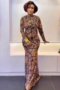 Retro High-End Maxi Dress