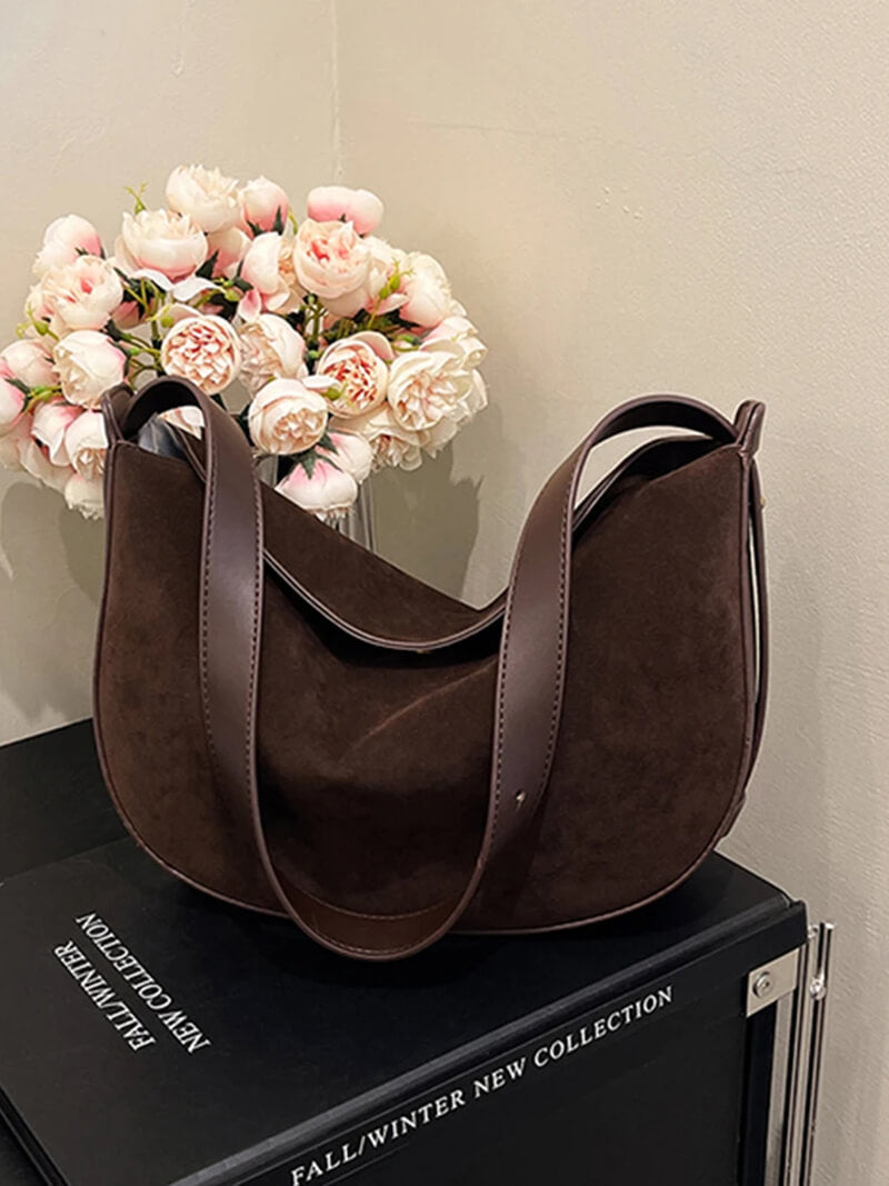 Lily Faux Suede Bag