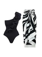 Solid One-Piece Swimsuit
