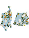 Fresh Floral One Piece Swimsuit Set