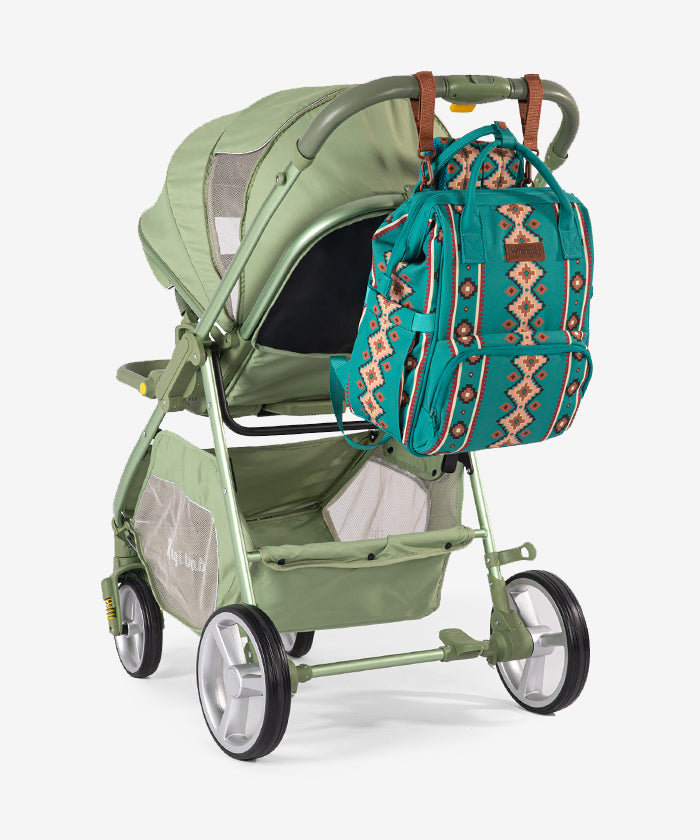 Wrangler Aztec Southwestern Print Diaper Bag