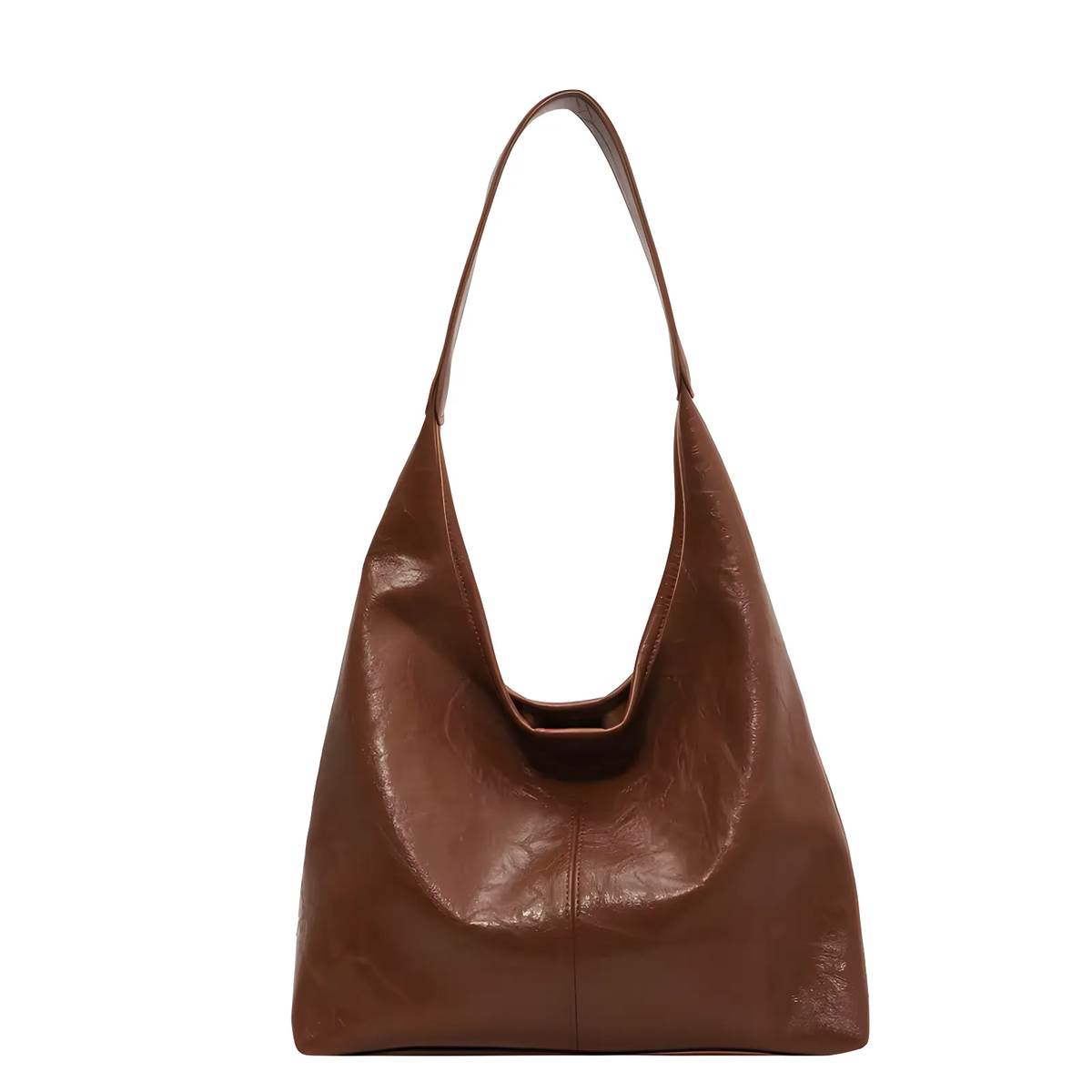 Ava™ Distressed Leather Bag – Spacious Elegance with Everyday Functionality