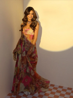 Petal Whisper Maxi Dress | Romantic Flowing Dress with Delicate Details