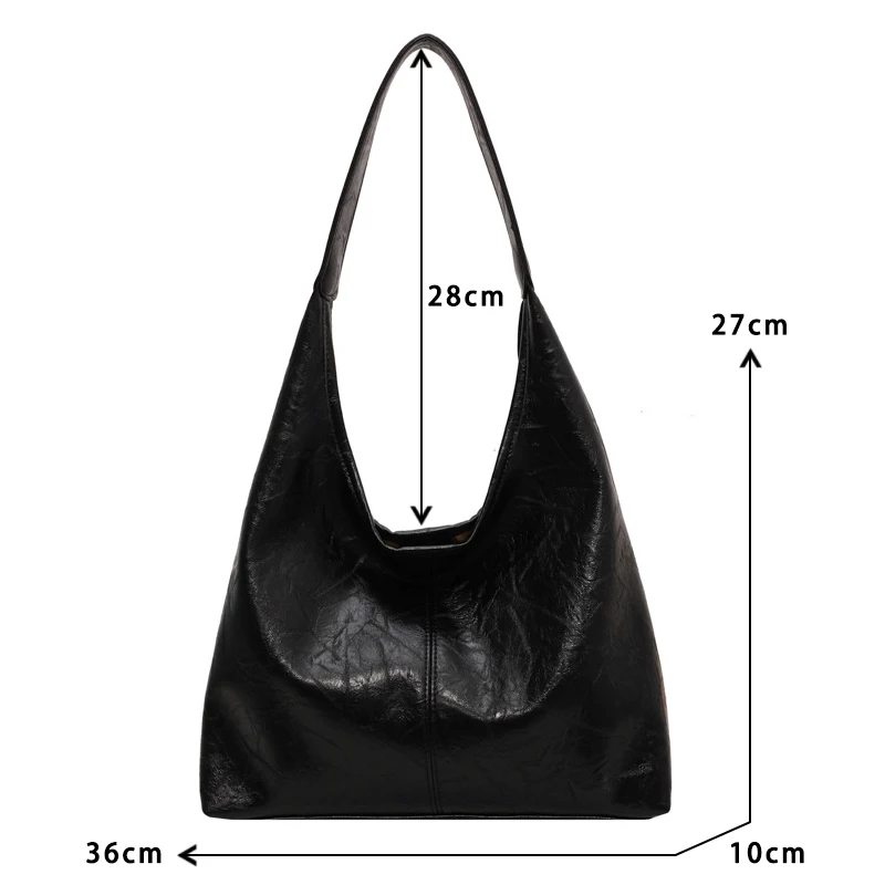 Ava™ Distressed Leather Bag – Spacious Elegance with Everyday Functionality