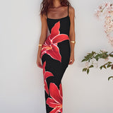 DEIA Midi Dress - Black Lily