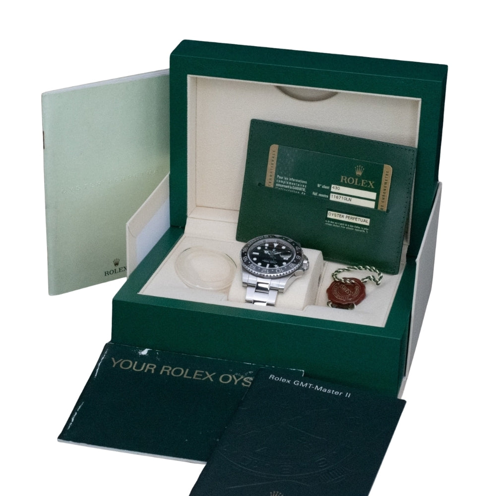 GMT-Master II 116710LN "Black Dial" 40mm