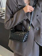 Mia™ Woven Pouch – Compact Elegance with Seasonal Charm