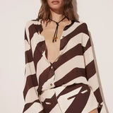 Zebra Print Shorts Set