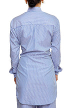 Blue Bar Skirt Set