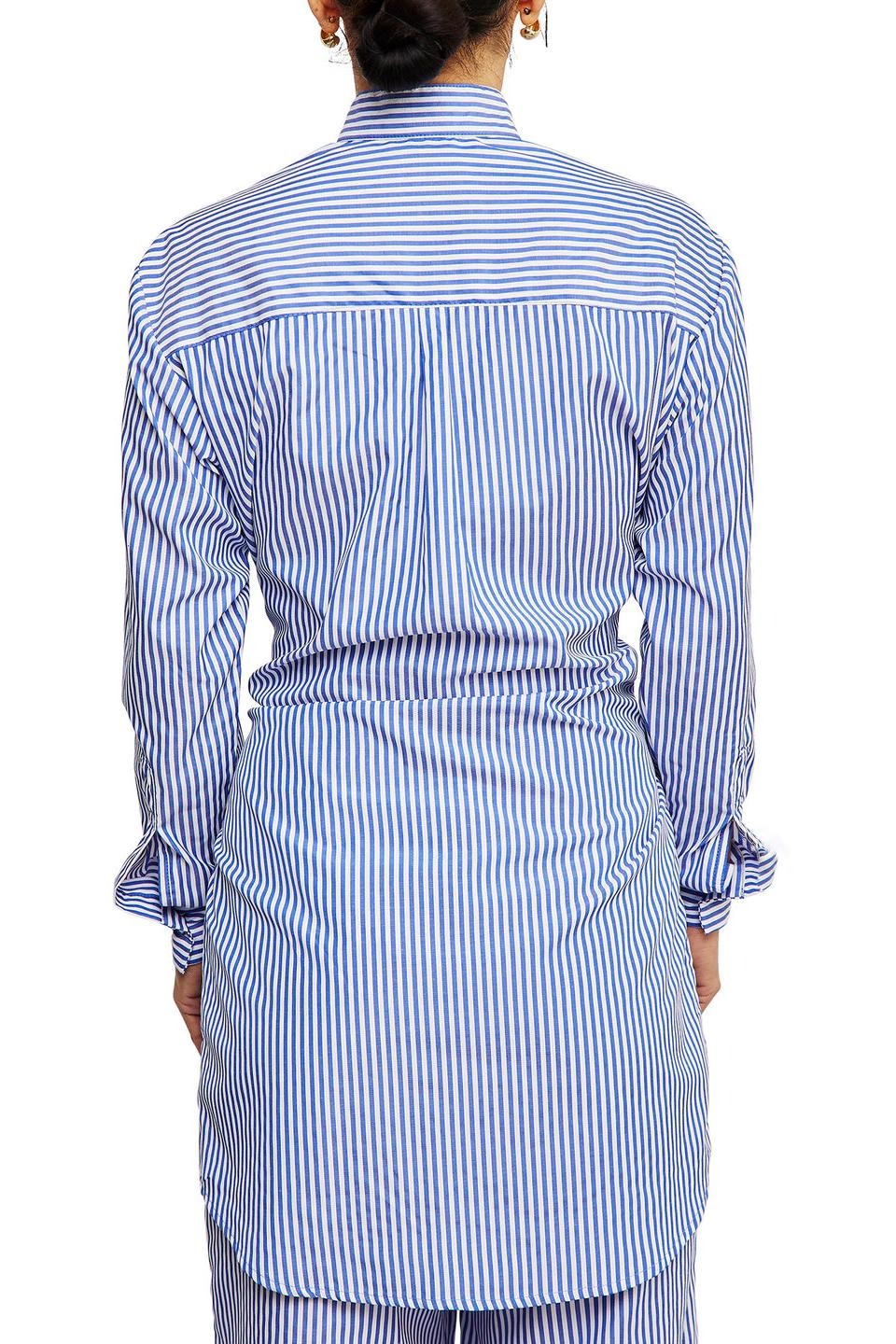 Blue Bar Skirt Set