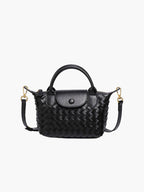 Mia™ Woven Pouch – Compact Elegance with Seasonal Charm