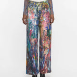 Multicolor Painter-Print Jeans