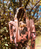 Wrangler Cow Print Concealed Crossbody Bag