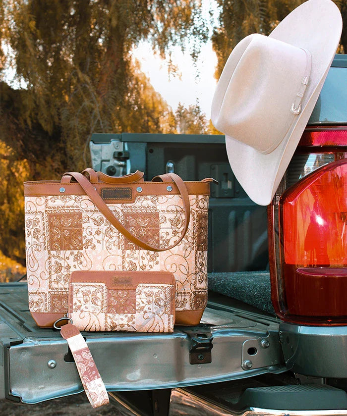 Wrangler Paisley Carry Tote Bag Collection
