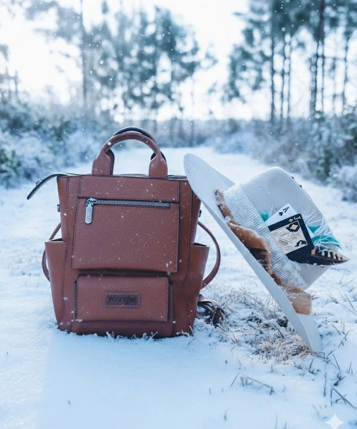 Wrangler Convertible Leather Backpack