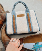 Wrangler Aztec Sherpa Trim Crossbody Purse Collection
