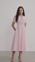 Sybil - Luxury Rhinestone Bowknot Dress